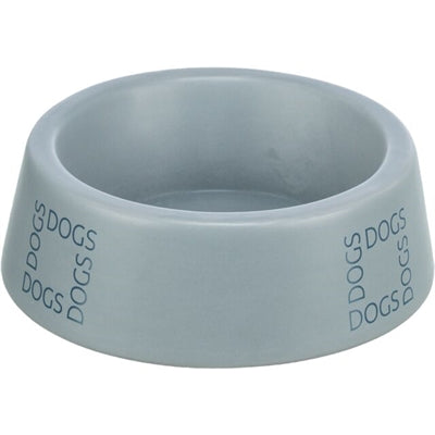 Trixie Ceramic Dog Food & Water Bowl – Grey-Blue