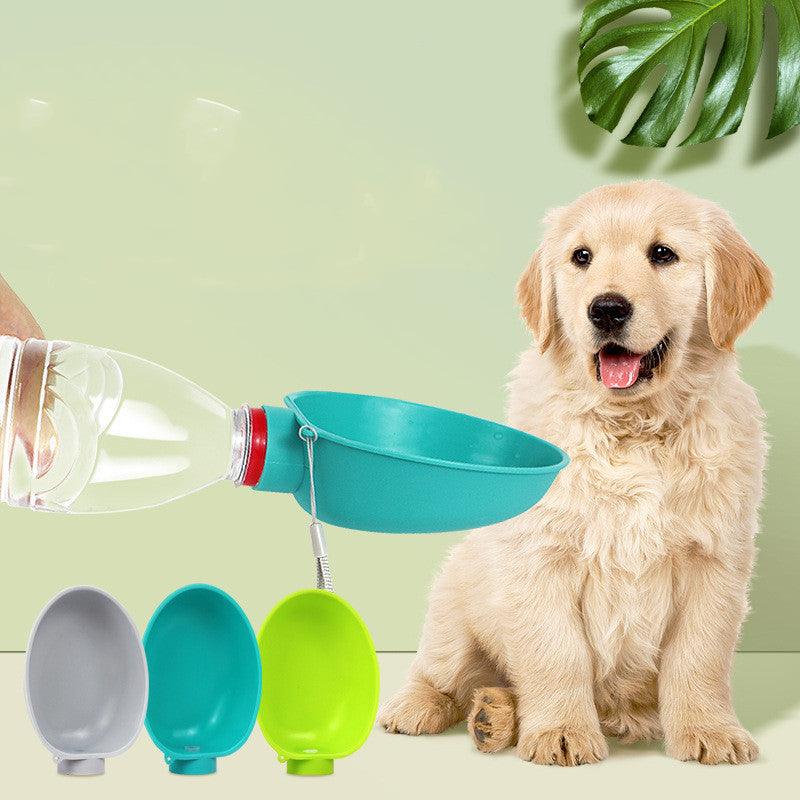 Portable Outdoor Dog Water Feeder – Drinking Bowl for Small Breeds