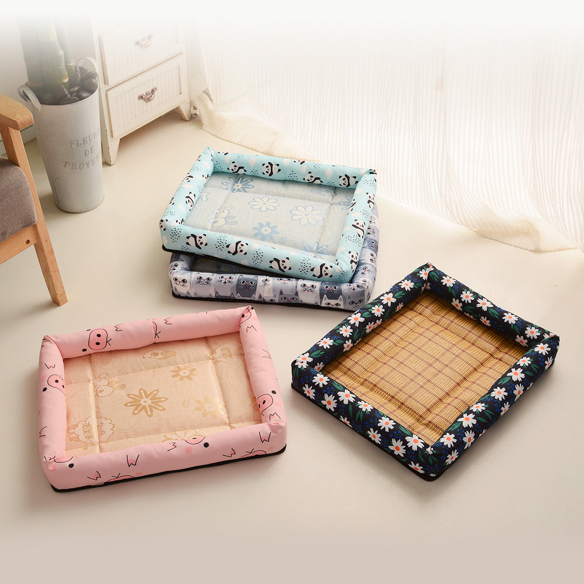 Soft Bed for pets, washable mat
