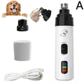 Electric Pet Nail Polisher — Rechargeable LED Clipper for Dogs & Cats