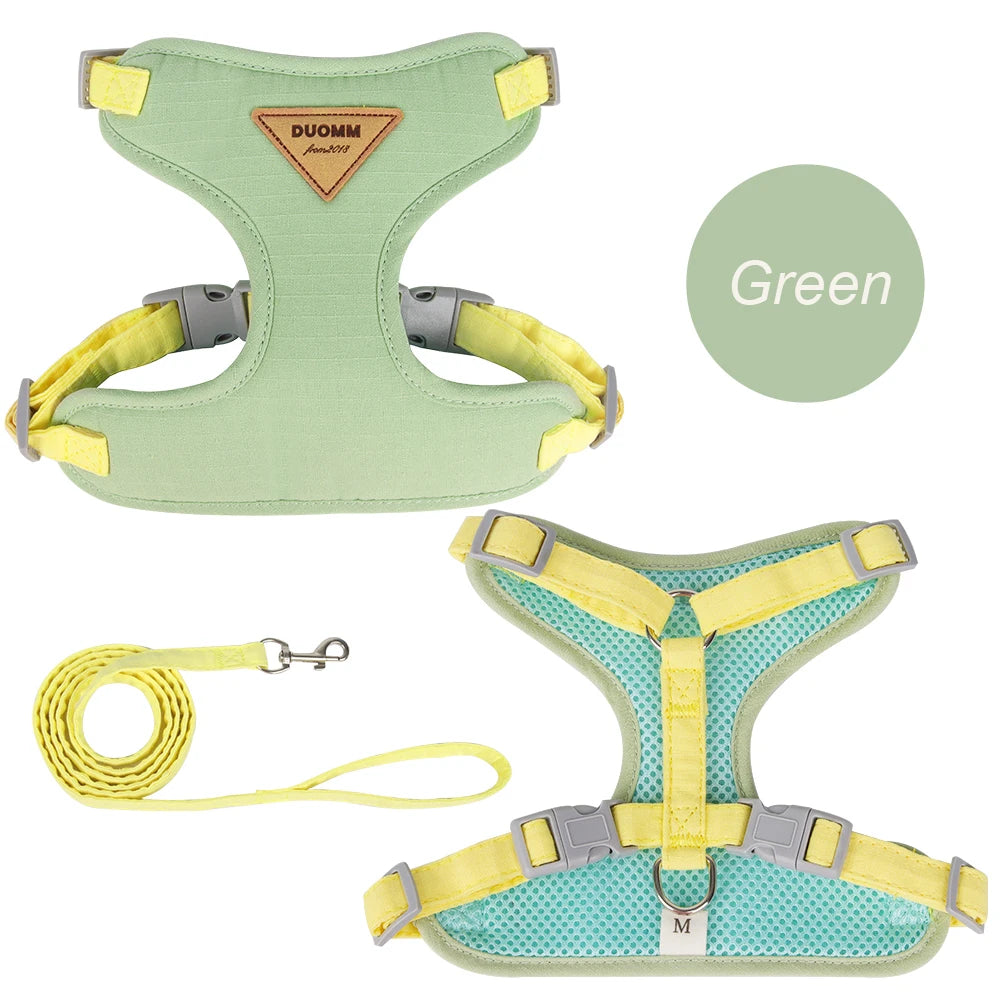 Breathable Cat Harness & Leash Set — Adjustable Vest for Cats & Small Dogs