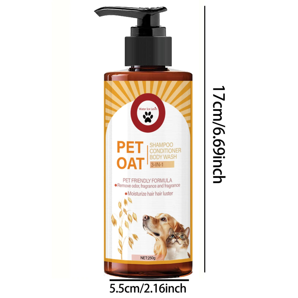 Pet shampoo; Oat Pet Shampoo – Soothing & Moisturising