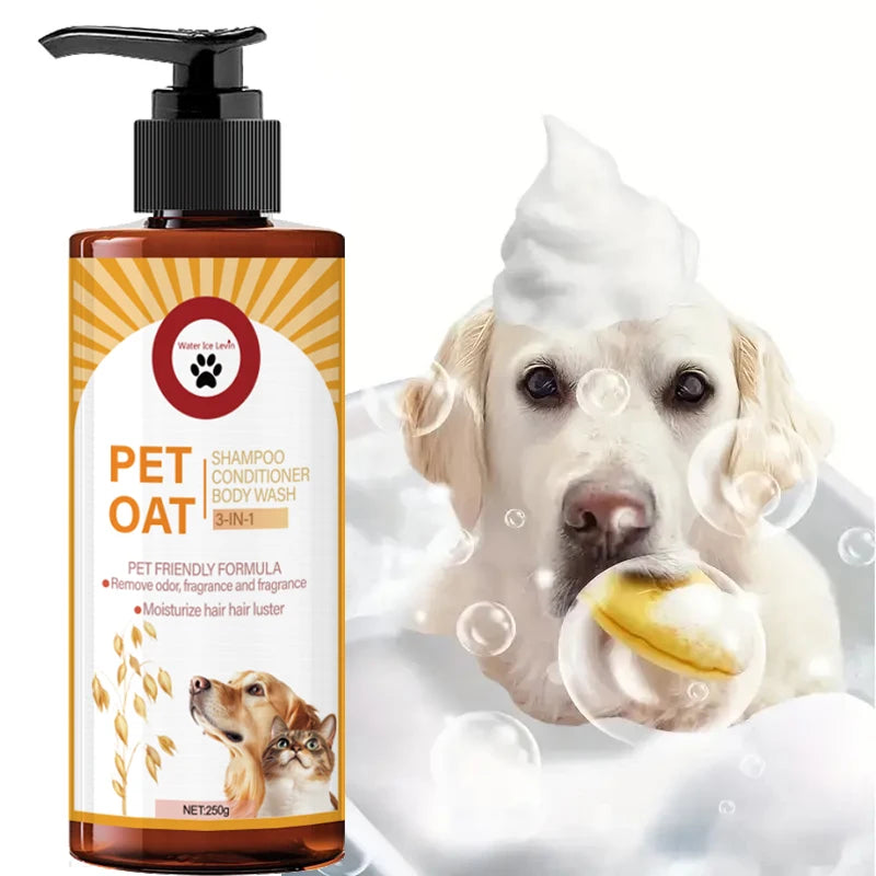 Pet shampoo; Oat Pet Shampoo – Soothing & Moisturising
