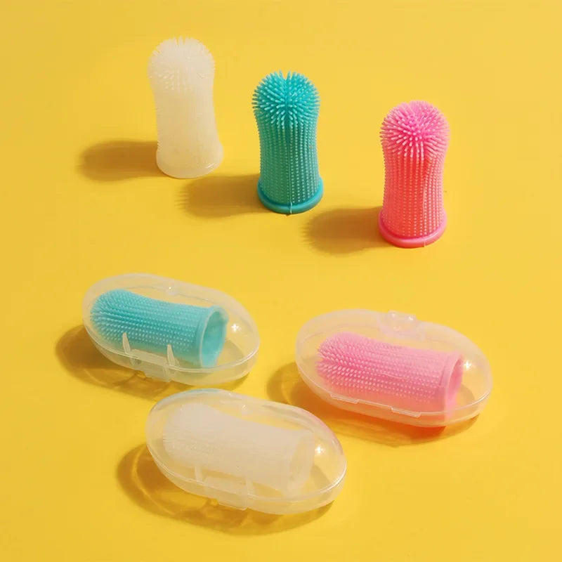 Pet Silicone Finger Toothbrush