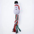 Christmas Dog Rope Chew Toys — Interactive Squeaky Festive Set | PetGoodsUK