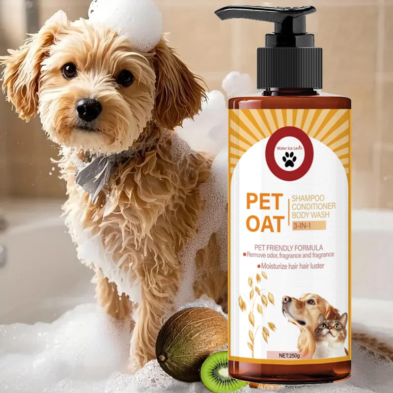 Pet shampoo; Oat Pet Shampoo – Soothing & Moisturising