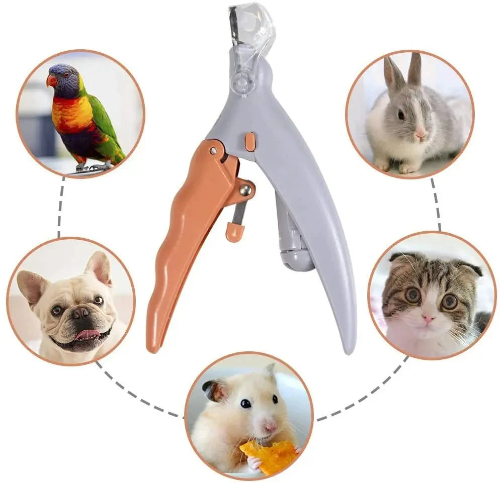 Pet Nail Clippers with LED Light — Professional for Dogs & Cats