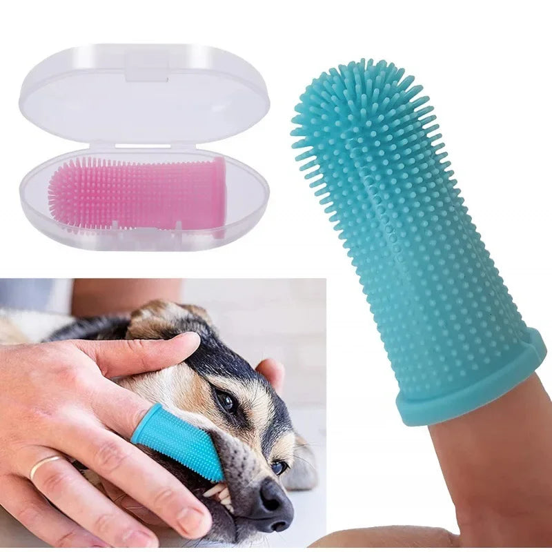 Pet Silicone Finger Toothbrush
