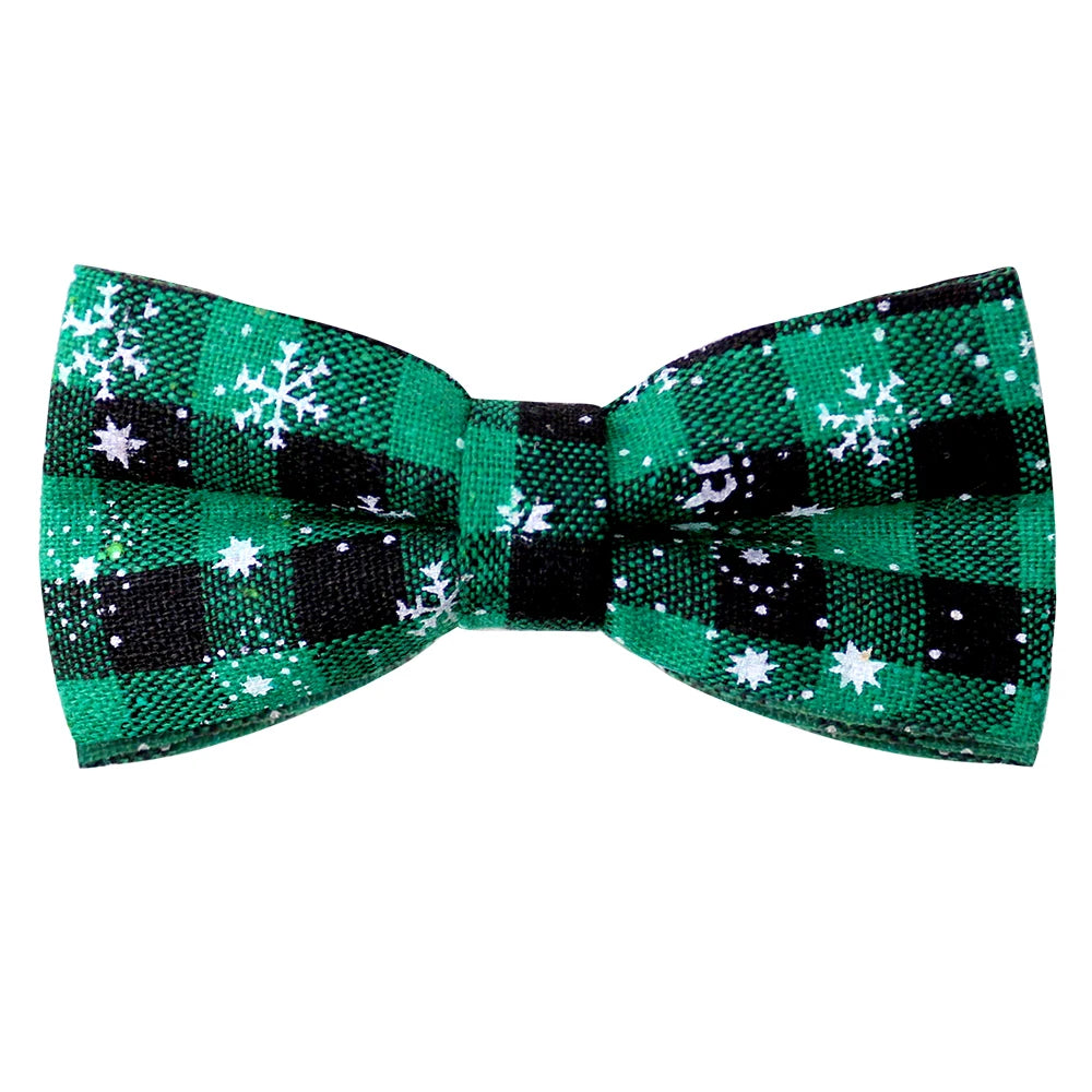 Christmas Pet Bow Ties — 20 or 40 Piece Set | Festive Collar Accessories for Cats & Dogs