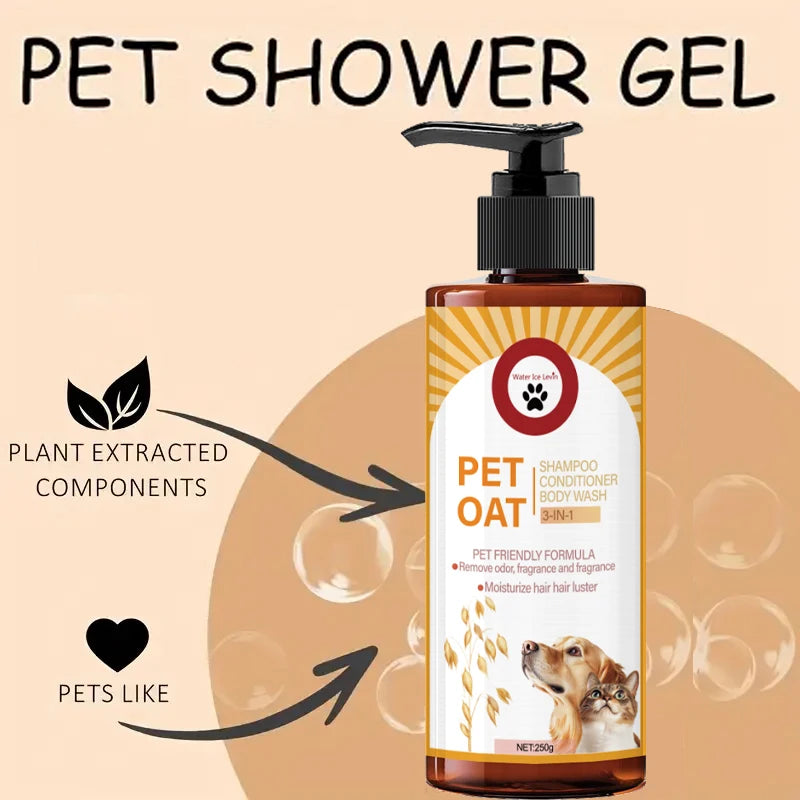 Pet shampoo; Oat Pet Shampoo – Soothing & Moisturising