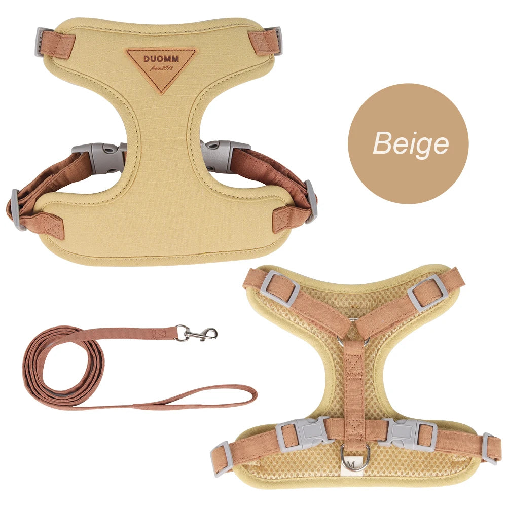 Breathable Cat Harness & Leash Set — Adjustable Vest for Cats & Small Dogs