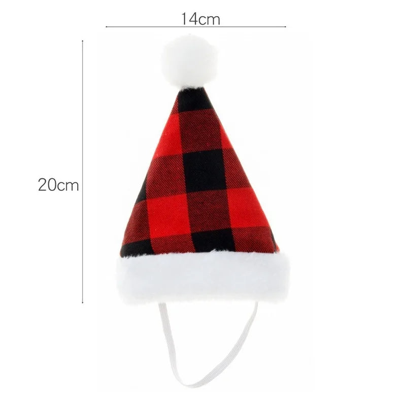 Pet Santa Hat — Adjustable Christmas Hat for Dogs & Cats | 2 Designs Available