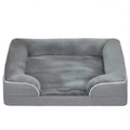 PawHut Dog Sofa Bed — Washable Orthopedic Pet Bed, Grey